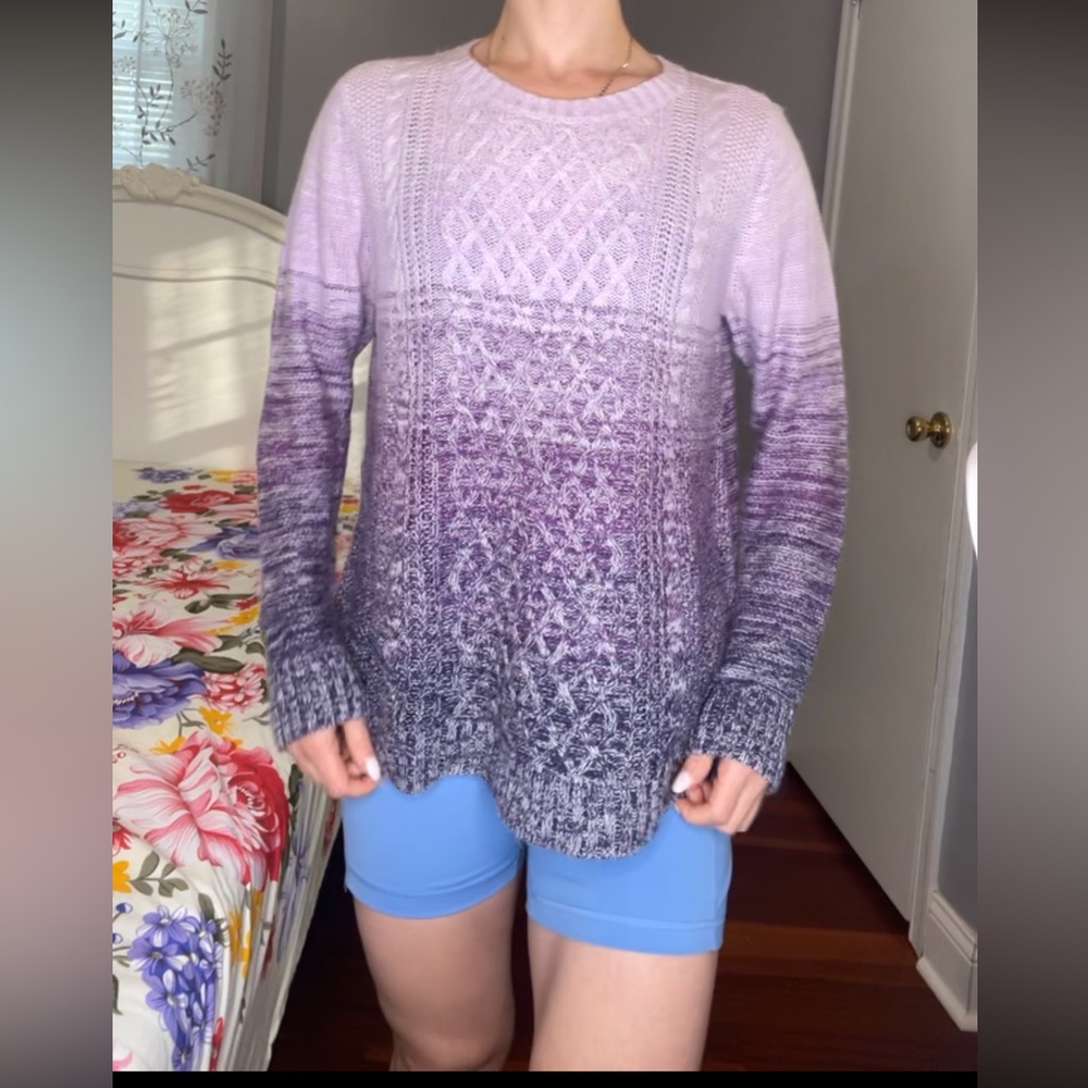 Purple sweater